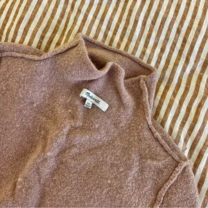 Madewell Women’s XS Mockneck Dusty Pink Sweater